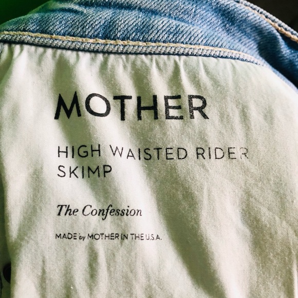 MOTHER High Waisted Rider Skimp The Confession - Picture 4 of 17